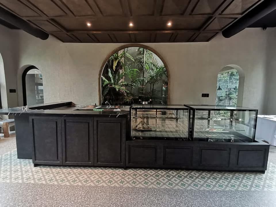 1120 House Restaurant service counter and display area at Metroclub Rockwell Makati