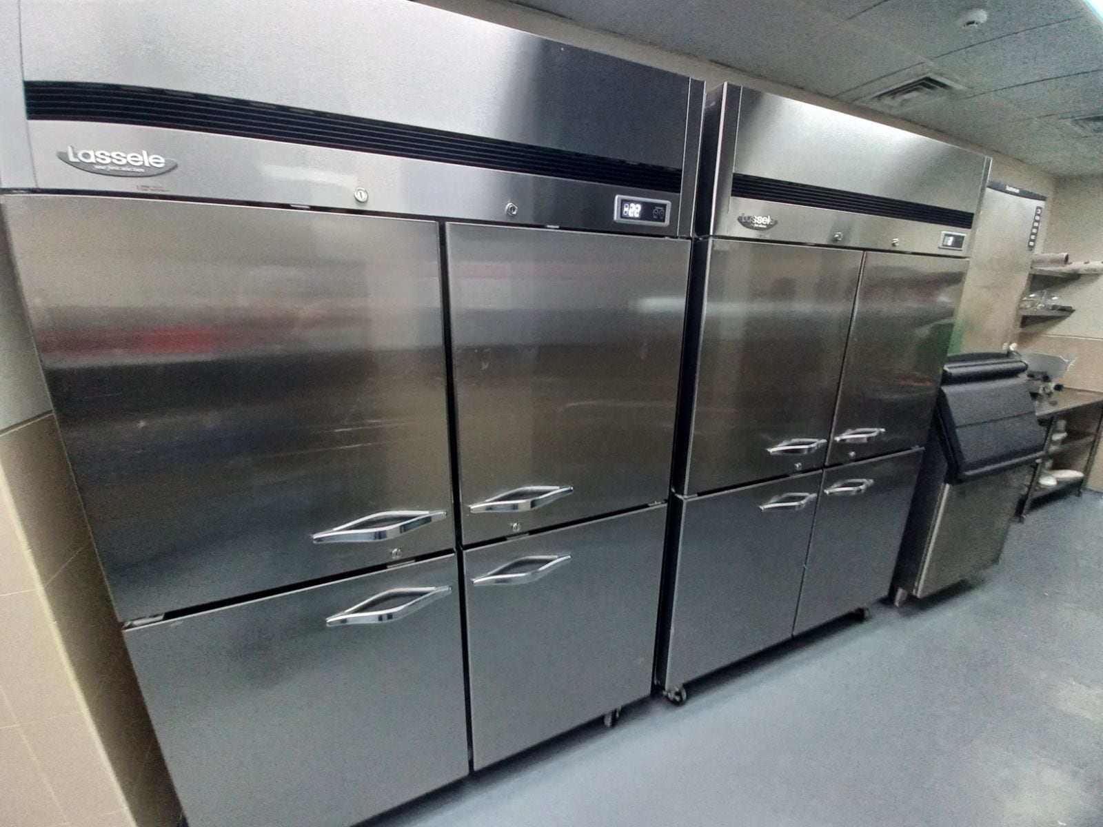 Lanson Place MOA stainless service counter and kitchen equipment